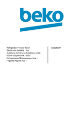 Beko CS226020 X Manual