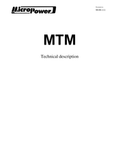 MicroPower MTM Technical Description