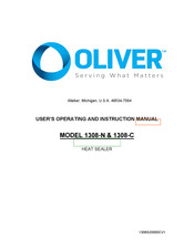 Oliver 1308-C User's Operating And Instruction Manual