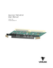 Verilink TAC 2010 User Manual