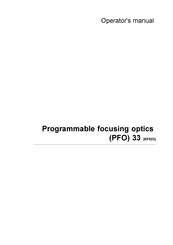 Trumpf KF023 Operator's Manual