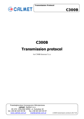 CALMET C300B Manual