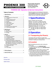 DEC PHOENIX 300 Operation & Service Instructions