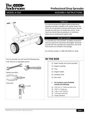 The Andersons SSD Assembly Instructions Manual