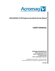 Acromag APCe7012E-LF User Manual