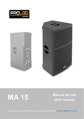 Pro DG Systems MA 15 User Manual