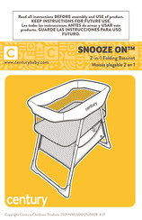 Century SNOOZE ON Quick Start Manual