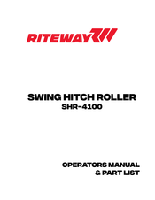 RITEWAY SHR-4100 Operator's Manual & Parts List