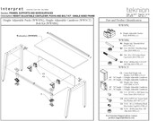 Teknion interpret WWSPK Installation Manuals