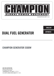 Champion CPG5500E2DF-J Manual