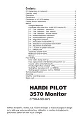 Hardi 3570 Manual