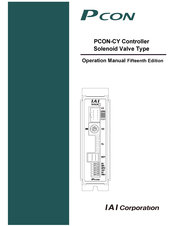 IAI PCON-CY Operation Manual