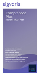 SIGVARIS Compreboot Plus Instructions For Use And Care Manual