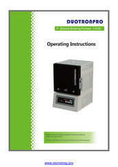 Duotronpro S-6100 Operating Instructions Manual