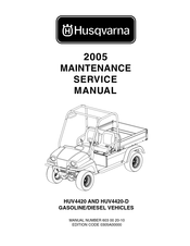 Husqvarna HUV4420 Service Manual