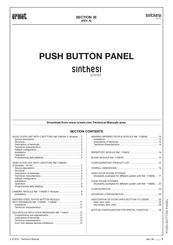 urmet domus sinthesi 1158/82 Technical Manual