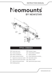 Newstar Neomounts FPMA-D960D3 Instruction Manual