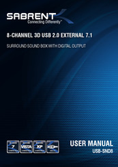 Sabrent USB-SND8 User Manual