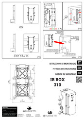 Ib Rubinetti IB BOX 310 Fitting Instructions