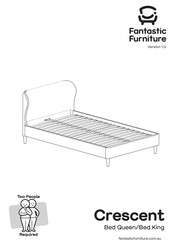 fantastic furniture Crescent Bed King Manual