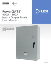 Lex PowerGATE 800A User Manual