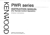 Kenwood PWR 36-1 Instruction Manual