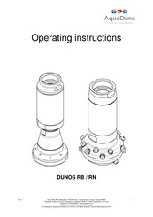 AquaDuna DUNOS RB 50 Operating Instructions Manual