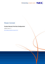 NEC Mosaic Connect Box Product Manual