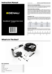 Denali SoundBomb DNL.SB.050 Instruction Manual