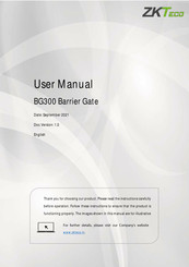 ZKTeco BG300 User Manual