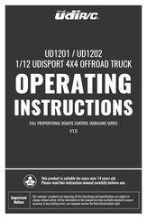 udir/c UD1201 Operating Instructions Manual