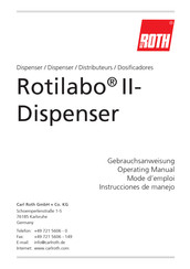 Roth Rotilabo II Operating Manual