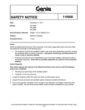 Genie GS-69 Series Instructions Manual