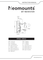 Newstar NeoMounts FPMA-W812 Instruction Manual