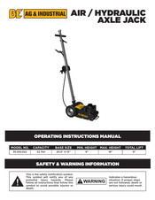 BE Ag & Industrial 35.410.022 Instruction Manual