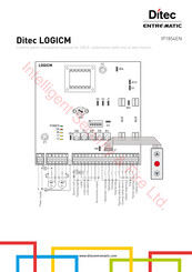 DITEC Entrematic LOGICMJ Installation Manual