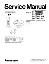 Panasonic KX-TG6322CS Service Manual