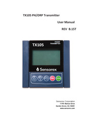 Sensorex TX105 User Manual