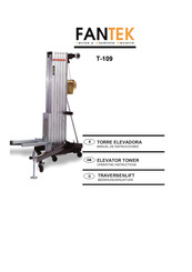 Fantek T-109 Operating Instructions Manual