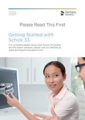 Denstply Sirona Schick 33 Getting Started