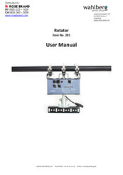 Wahlberg 281 User Manual