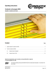 Conductix-Wampfler 0832 Operating Instructions Manual