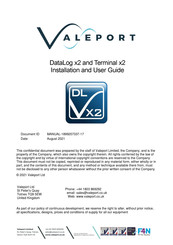 Valeport Terminal x2 Installation And User Manual