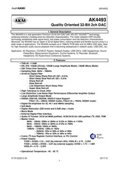 AsahiKASEI AK4493 Manual