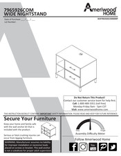 Ameriwood HOME 7965926COM Instruction Booklet