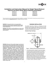Dodge Torque-Arm II TA8407HM Installation And Instruction Manual