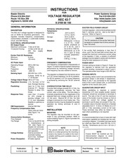 Basler AEC 42-7 Instructions