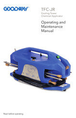 Goodway TFC-JR Operating And Maintenance Manual