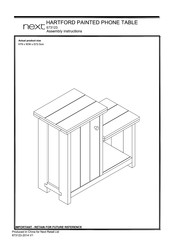Next HARTFORD 673123 Assembly Instructions Manual