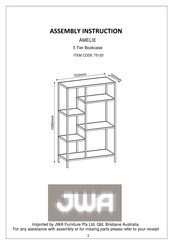 JWA AMELIE 75120 Assembly Instructions Manual